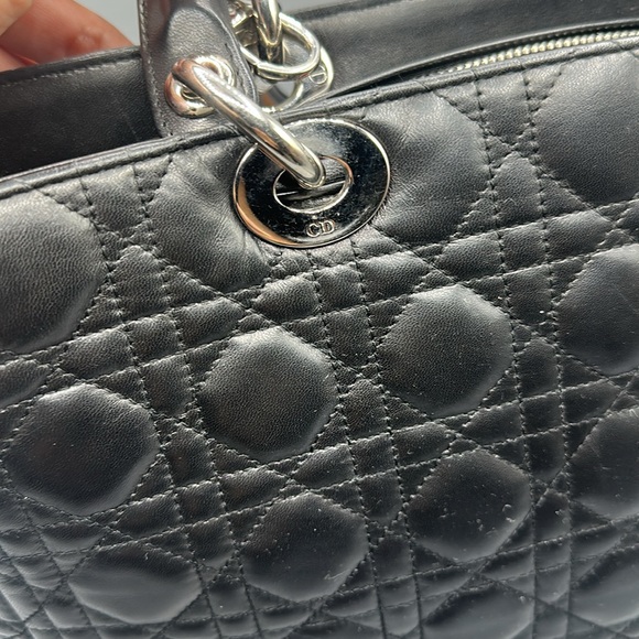 Christian Dior Large Lady Dior Bag Cannage Quilt Lambskin - Picture 4 of 14